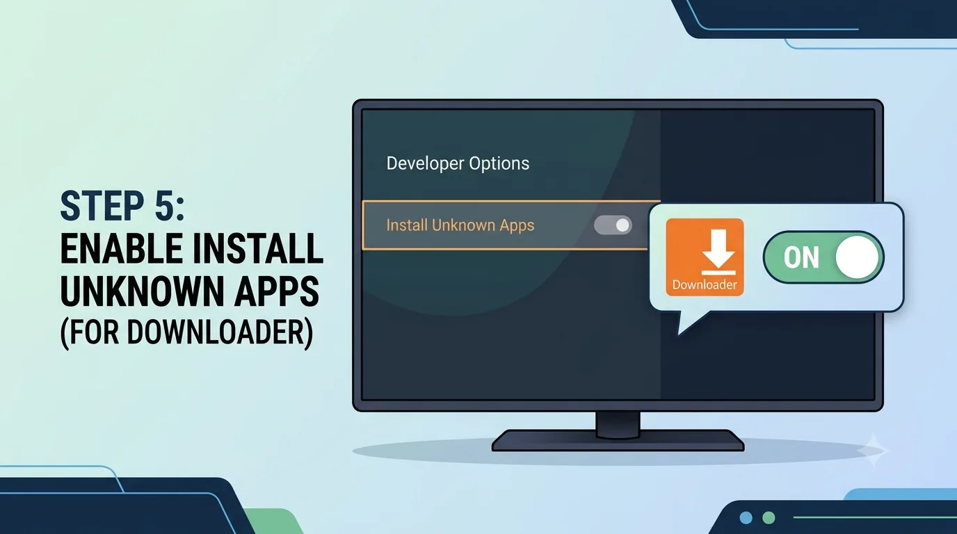 Platzhalter mit Developer Options auf Fire Stick